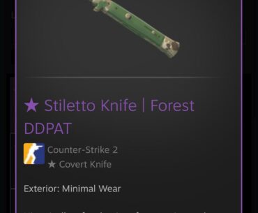 Trade for stiletto forest ddpat MW
