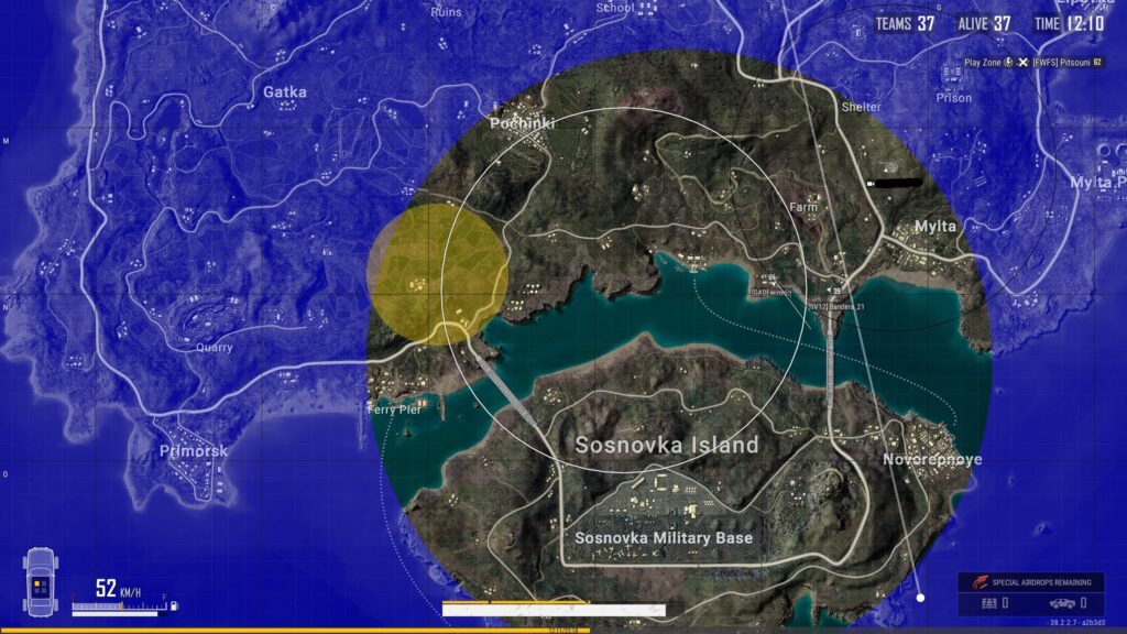 This is the zone at phase 2.  Guess where it shifted to at phase 3?
