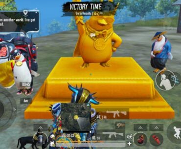 I love that Penguin Merchant also dances along with you if you do victory dance