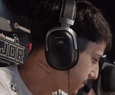 Red Candit's drop has "no rain, no flowers" written on his neck against Faze