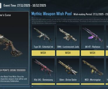 It's out everyone vote mythic type 19!
