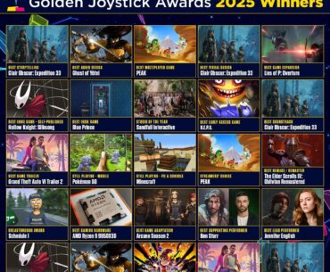 Here are all the winners from the 2025 Golden Joystick Awards
