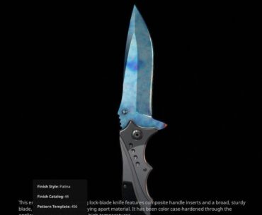 This T1 Nomad | Case Hardened, Pattern 456 Blue Gem has been crafted.