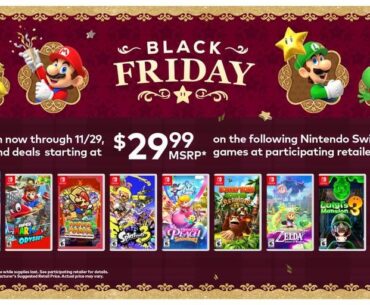Nintendo Announces Holiday Offers for Black Friday and Cyber Monday 2025