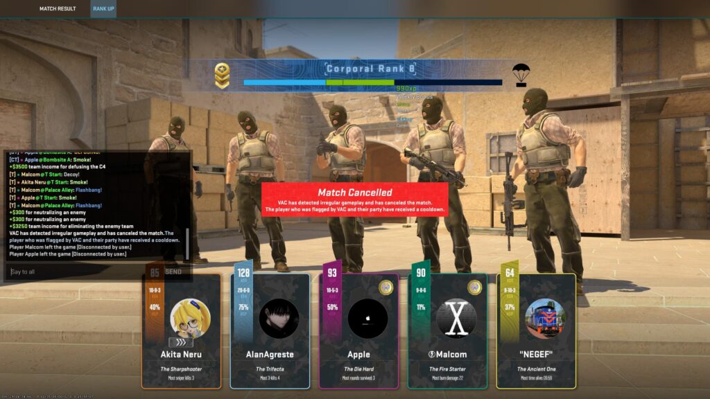 VAC works again?
