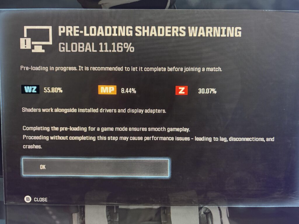 Shaders in Warzone