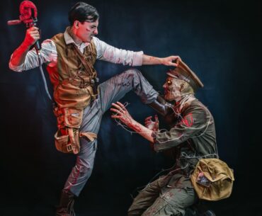 Edward Richtofen and a Zombie cosplay