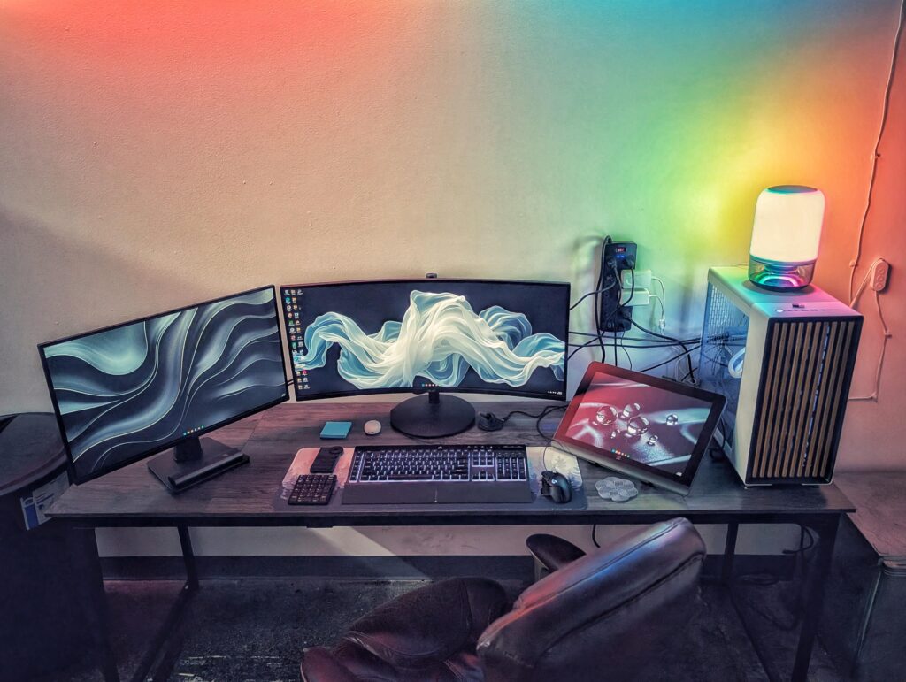 My completed studio setup