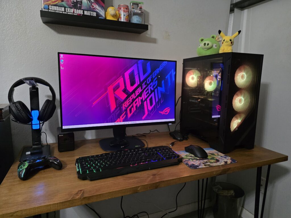 New gaming set up I finally got today