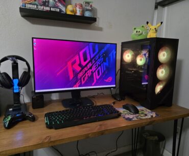 New gaming set up I finally got today