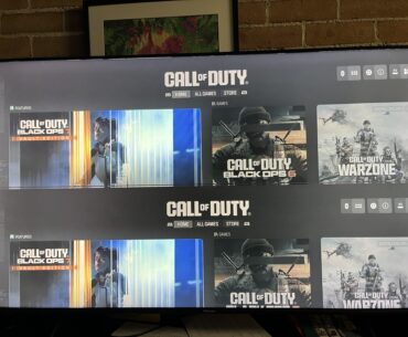 updated WZ and i get a dual screen cut in half? Wtf