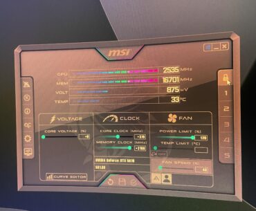 maxed out my 5070