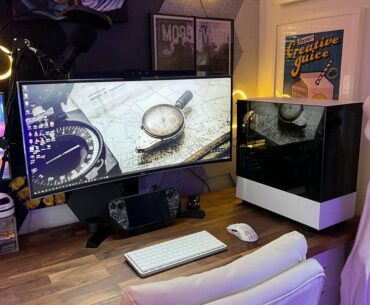 My place of peace and productivity. Steam Deck screen being turned on not included