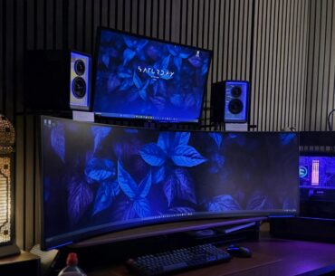 My lovely new Working and Gaming station