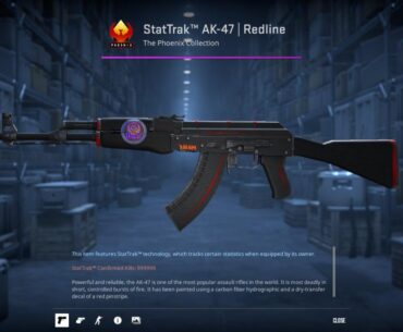 bondik just maxed out the kill counter on his StatTrak AK-47 | Redline