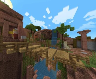 Shangri-La built in Minecraft