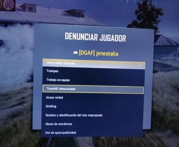 Report for teamkilling