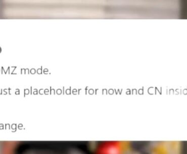 Update on the leaked TPP in the DMZ mode