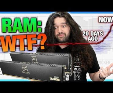 Gamers Nexus new video describes current DDR and Flash memory situation.