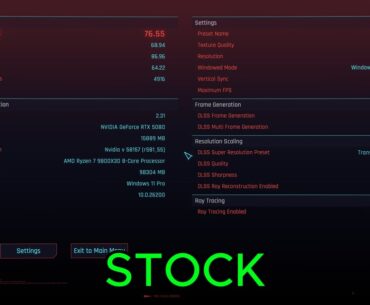 RTX 5080 Running At Only 300W, Better Than Stock Performance.