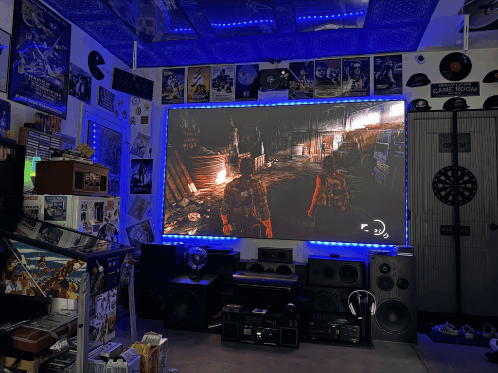 My weekend = TLOU, a big screen, and some peace.