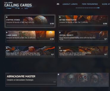 Looks like its now time to Play Cursed (Prestige Master Challenges in Spoiler)