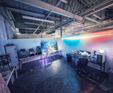 My 3d printing art studio