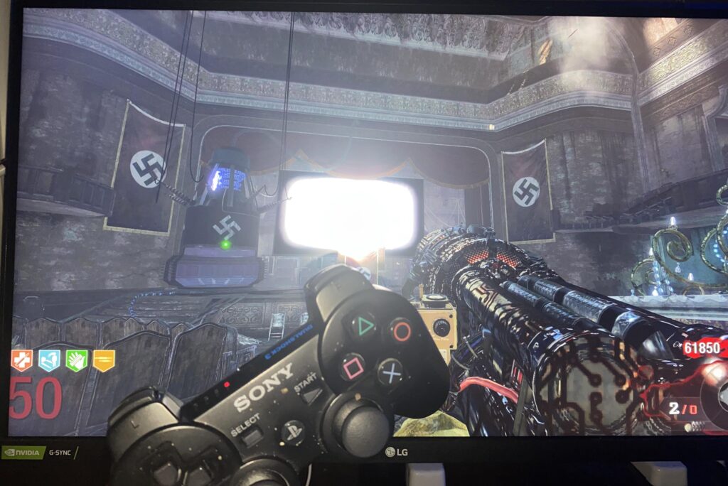 Bit of Kino with the PS3 controller fr nostalgia