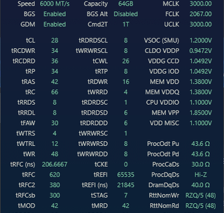 How's my timing on my KLEVV Bolt V DDR5 6000mhz CL30?