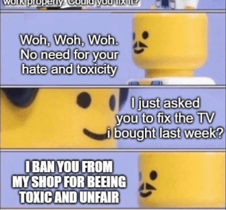 damn customers...