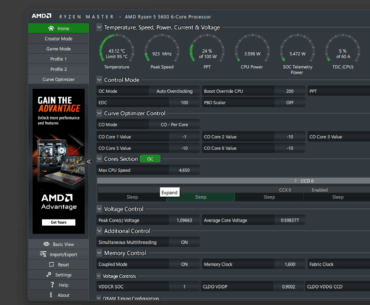 Ryzen 5 5600 can't reach above 4.5ghz under full load
