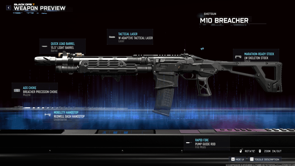 The M10 Breacher shotgun is fucking goated.