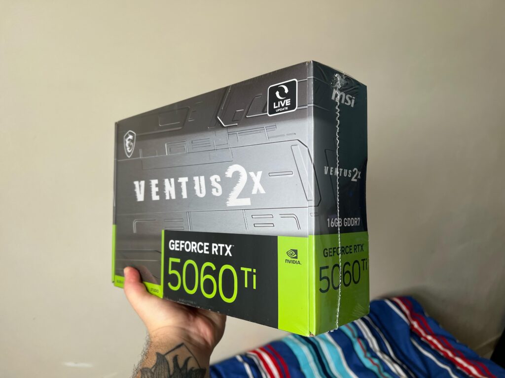 New GPU day! Goodbye GTX 1660.