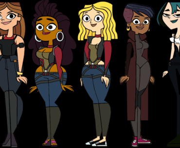 I created some female Total Drama characters in the style of Cyberpunk 2077.