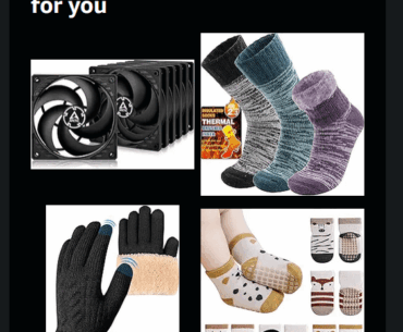 Ah yes thank you amazon for my favorite fashion item, arctic fans.