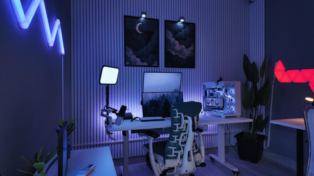 So proud of my final gaming room :)