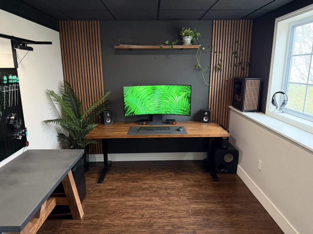 My new basement office