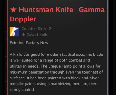 Trading Huntsman GD P2 0.007