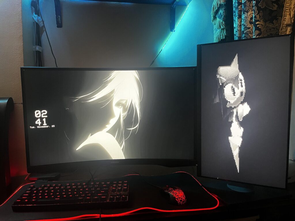 new to dual monitor set ups