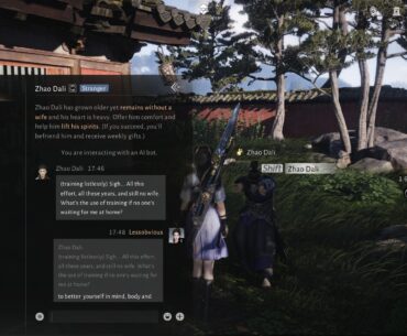 the NPCs in Where Winds Meet are actually AI chatbots...