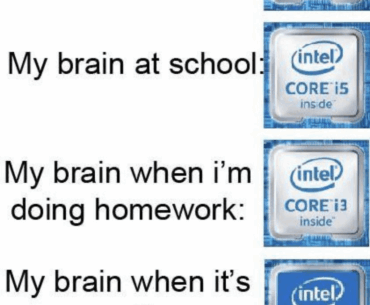 Good old intel days