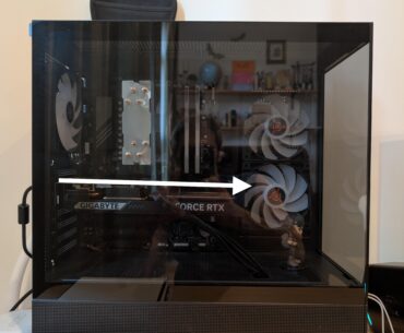 My GPU is sagging a bit from left to right.