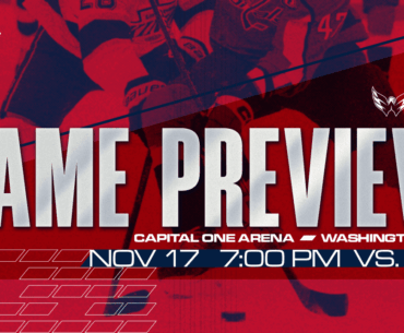 Caps Continue Homestand vs. Kings