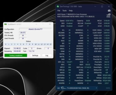 Gskill 6200 CL26 FCLK2200