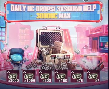 Midas Buy Extra UC coupons when buying UC squad help