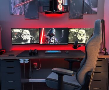 My gaming/work setup
