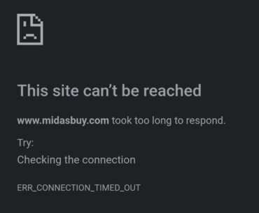 Cannot access Midasbuy