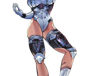 Some cyberpunk-theme character I did.