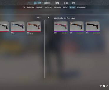 What if you could see all the skins ever released for CS just like in Dota 2?
