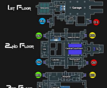 Building 21 map layout